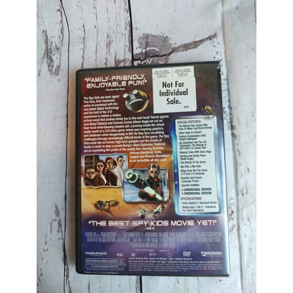 (3) Spy Kids Children's DVD Lot: Spy Kids Lot 4 Antonio Banderas - Picture 9 of 14